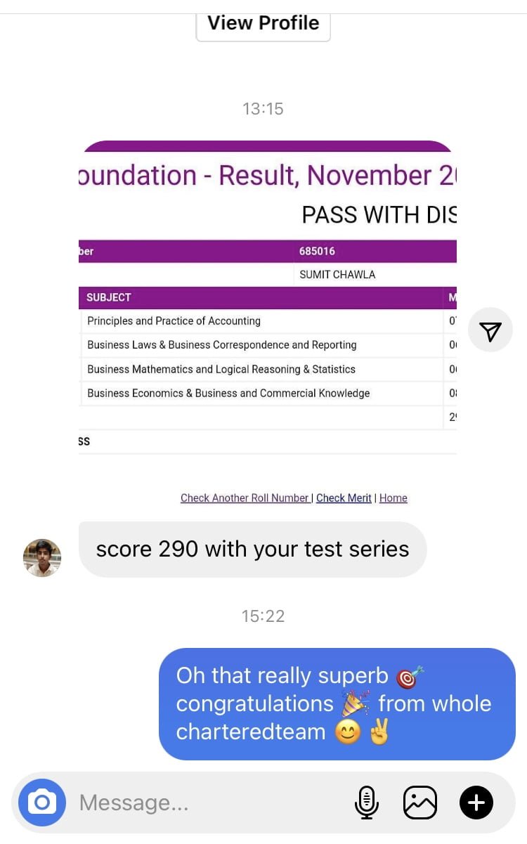 Foundation Test series 