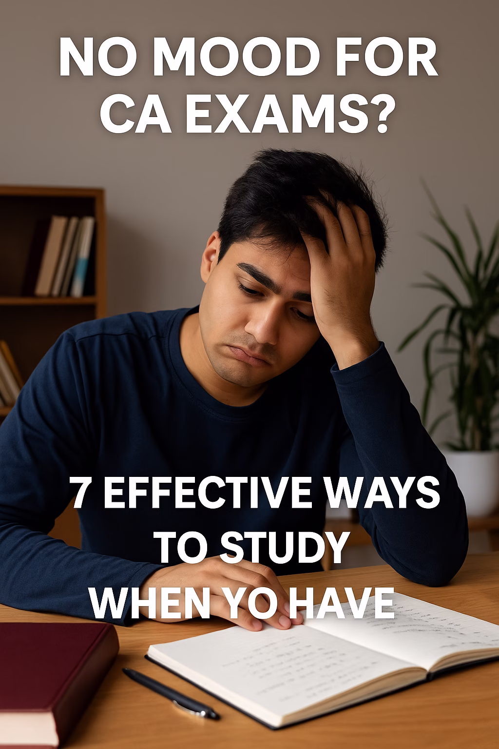 No mood for CA Exams