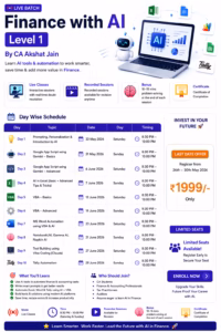 AI Master Class for CA CS CMA ACCA & Students