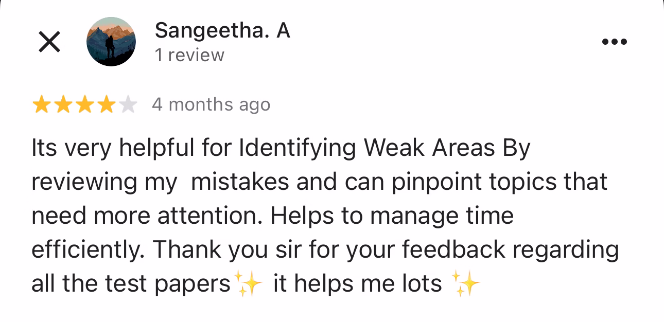 CA Test Series Google Reviews