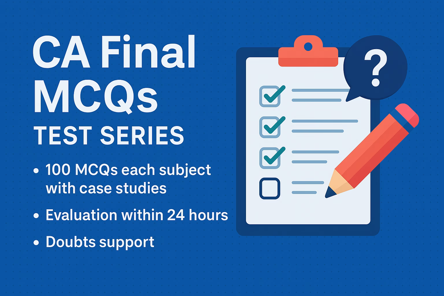 CA Final MCQs Test Series