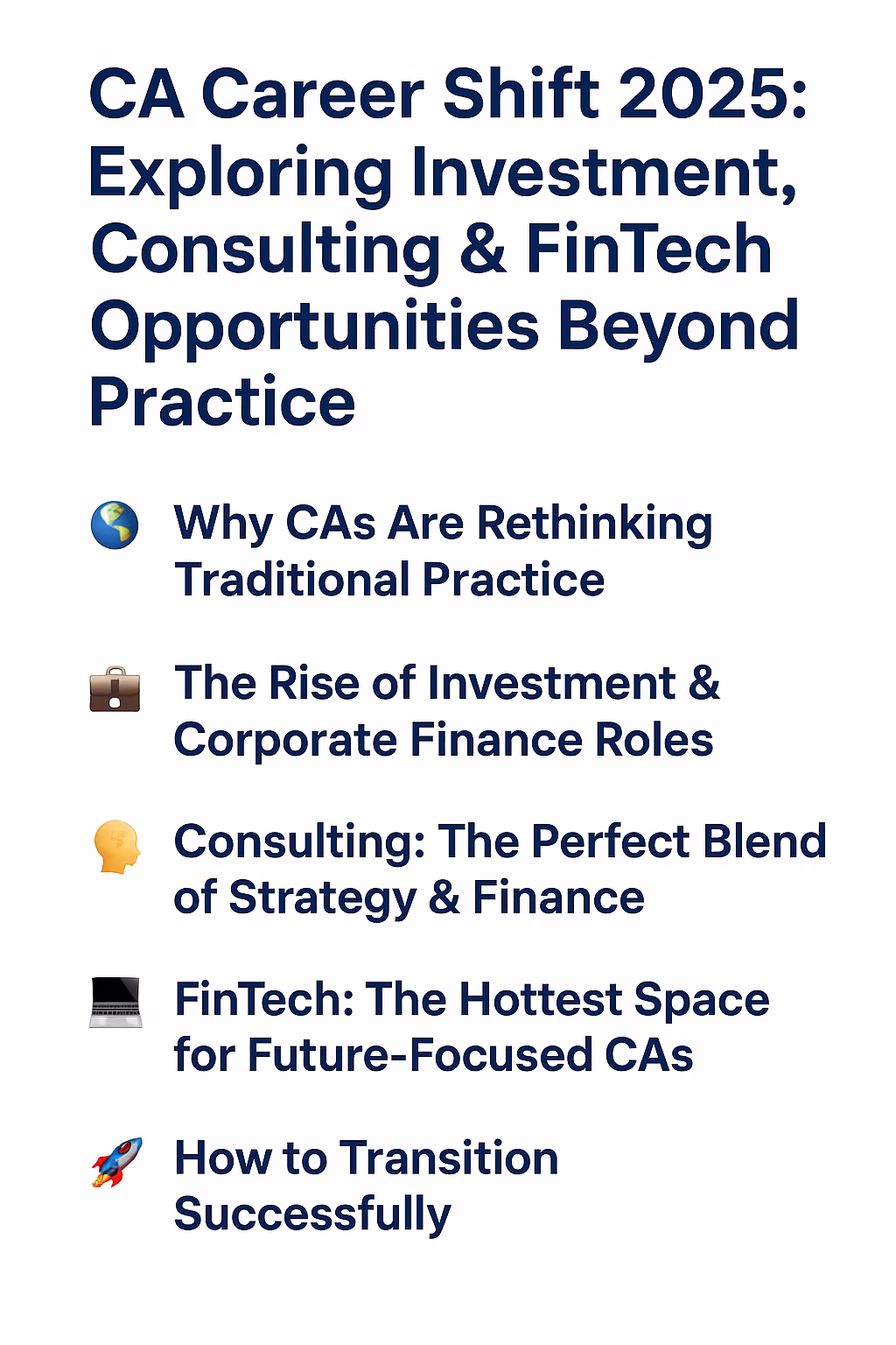 CA Career Shift 2025