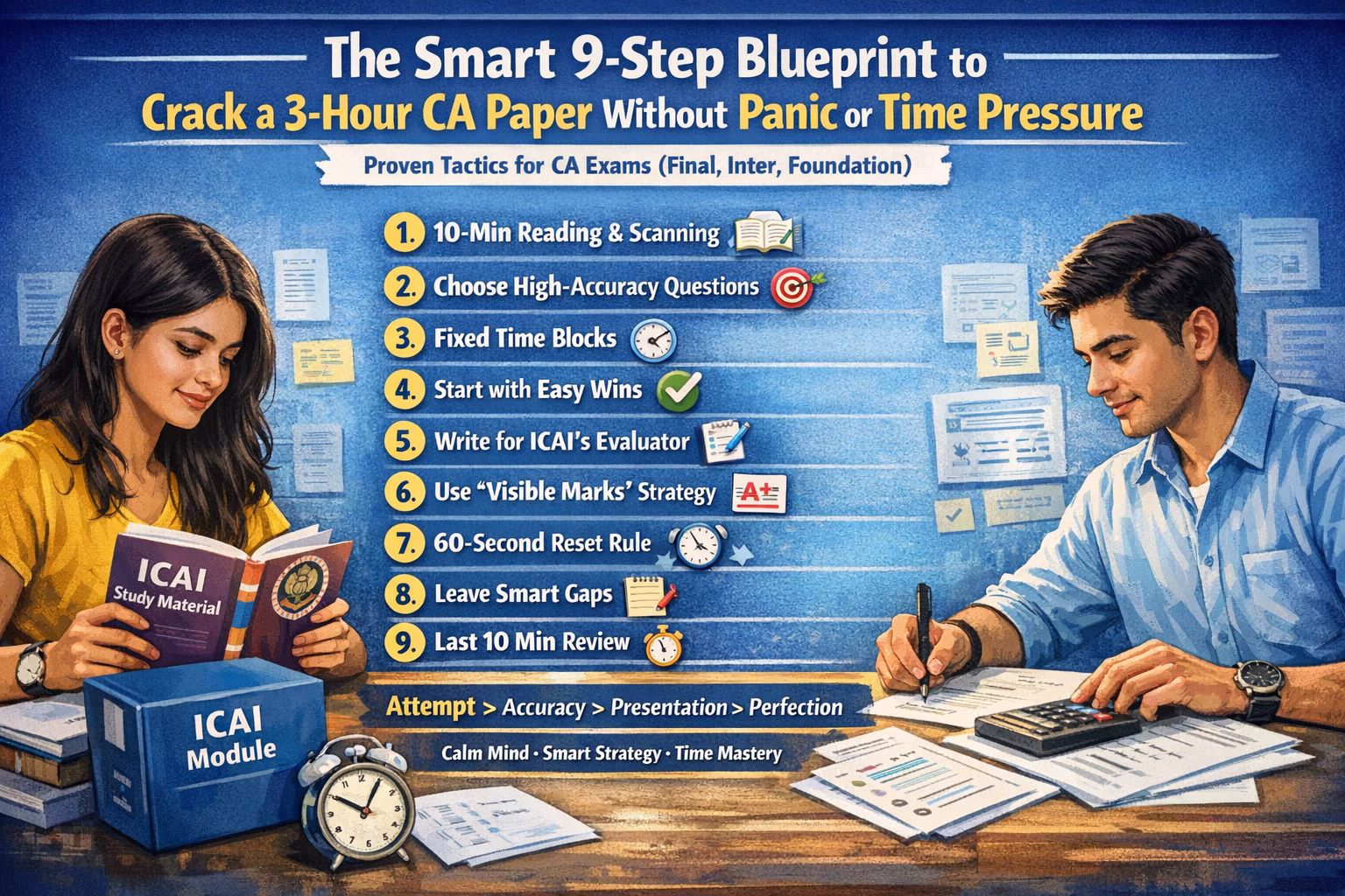 3 Hour CA Paper Without Panic or Time Pressure