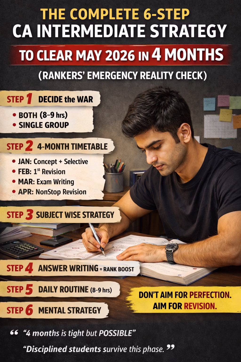 CA Intermediate Strategy to Clear May 2026