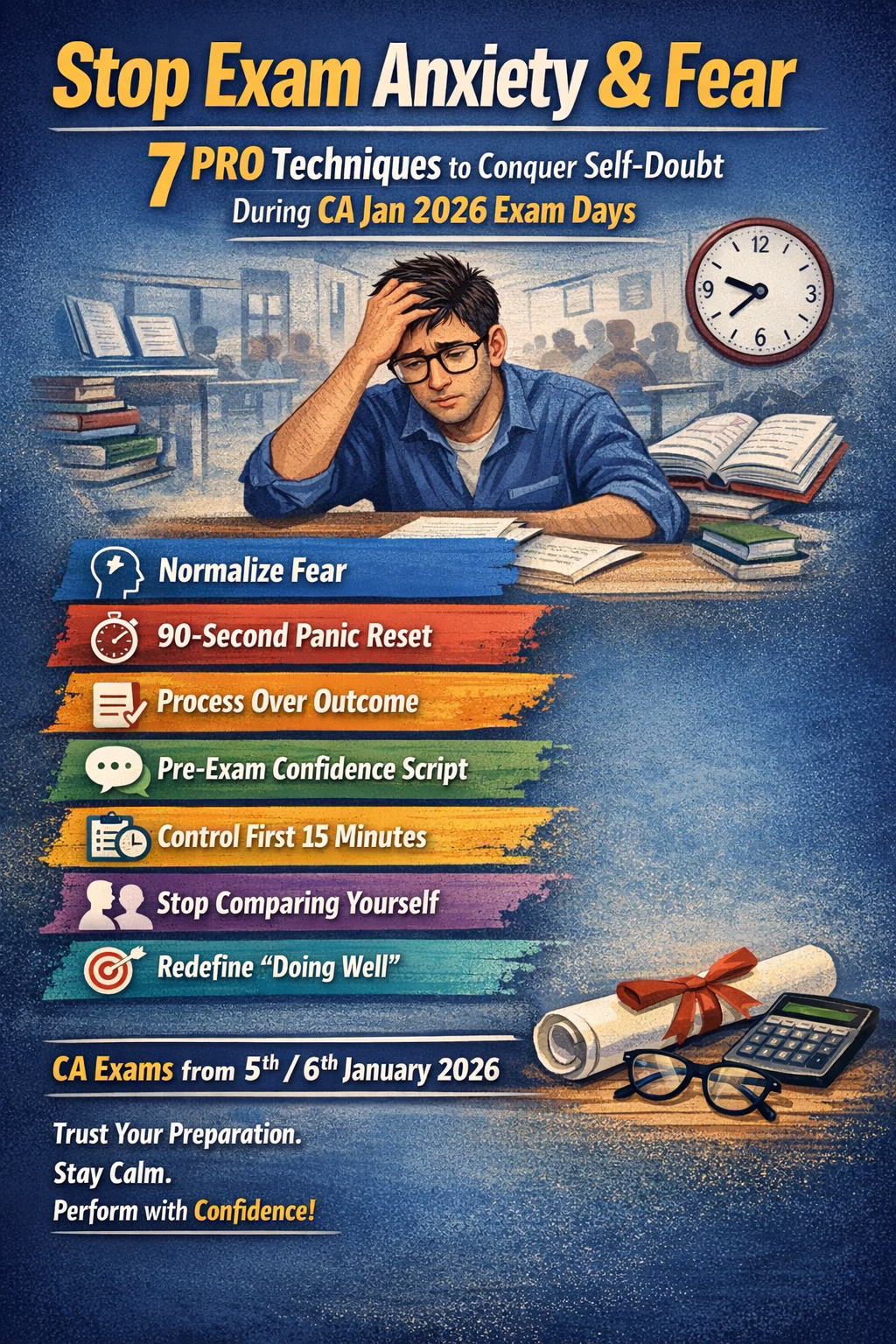Conquer Self Doubt During CA Jan 2026 Exam days