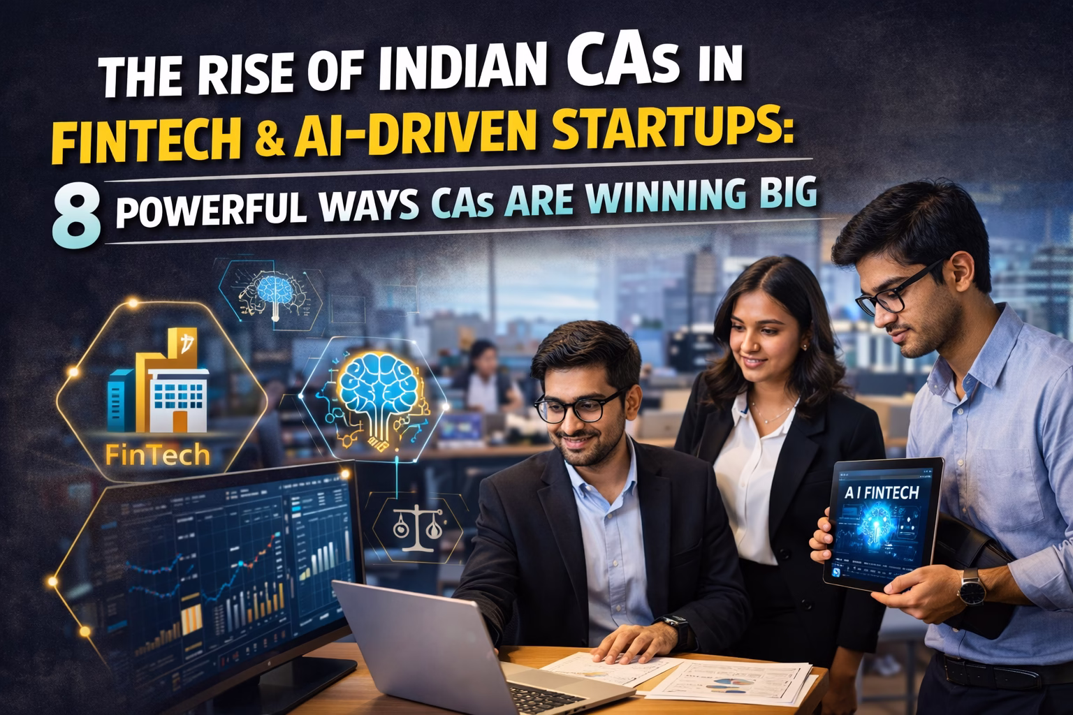 The Rise of Indian CAs in FinTech & AI-Driven Startups