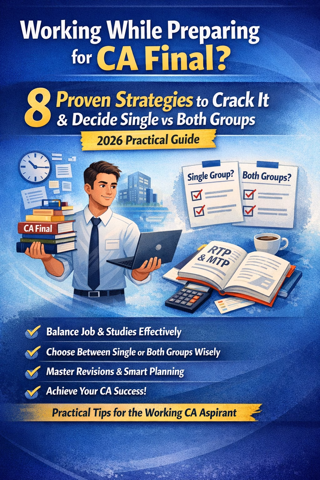  CA Final with a Part-Time or Full-Time Job