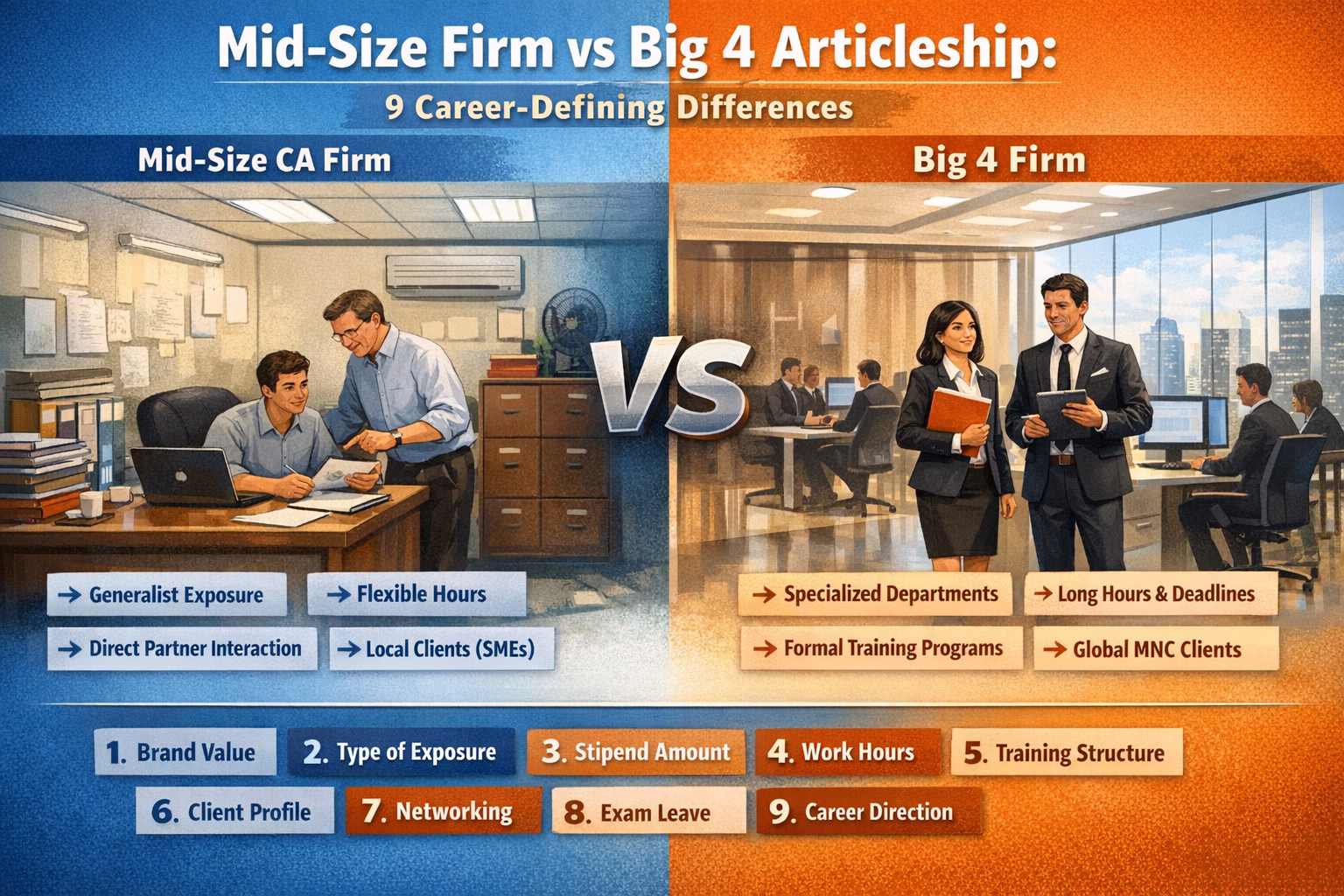 Mid-Size Firm vs Big 4 Articleship