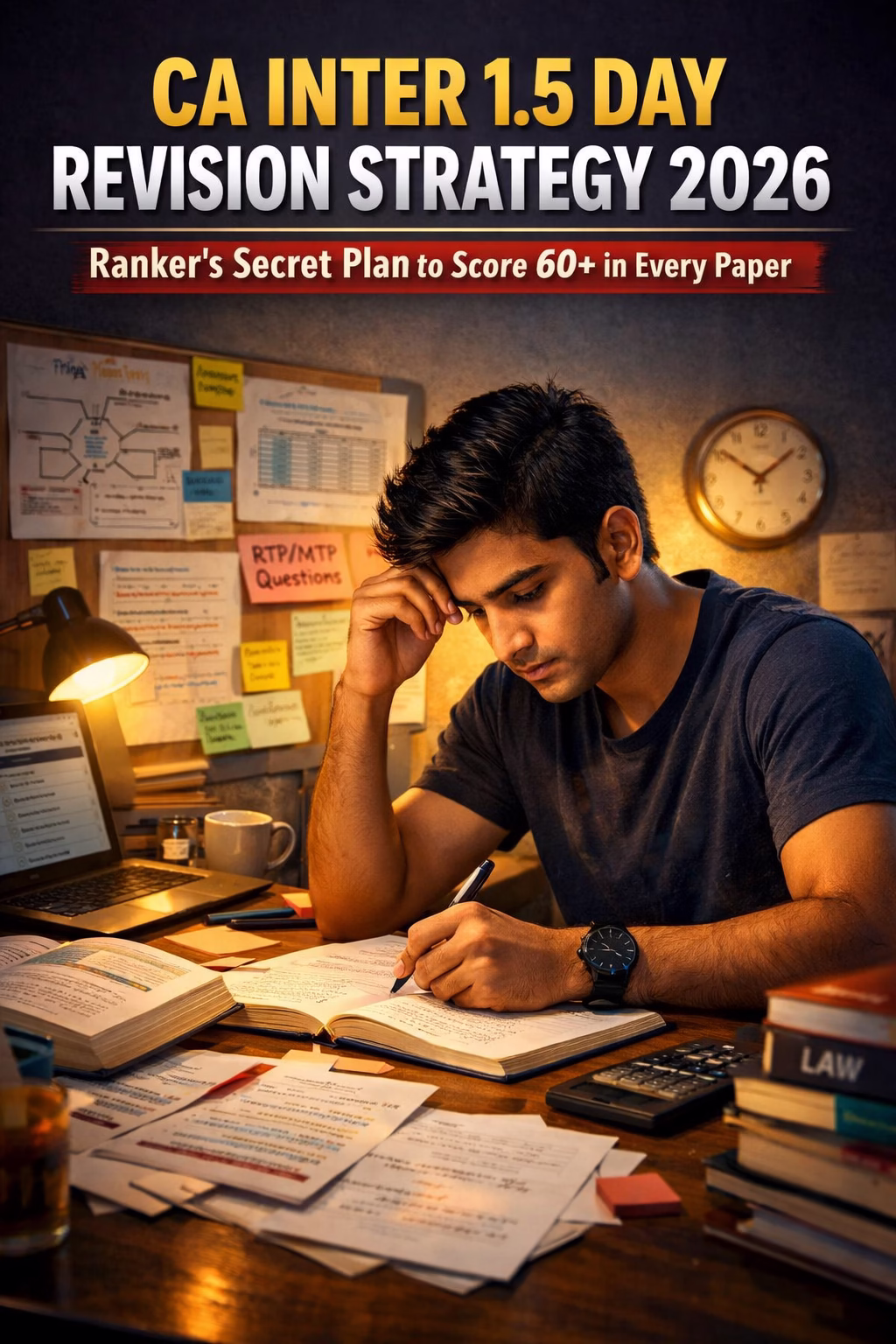 CA Inter 1.5 Day Revision Strategy 2026