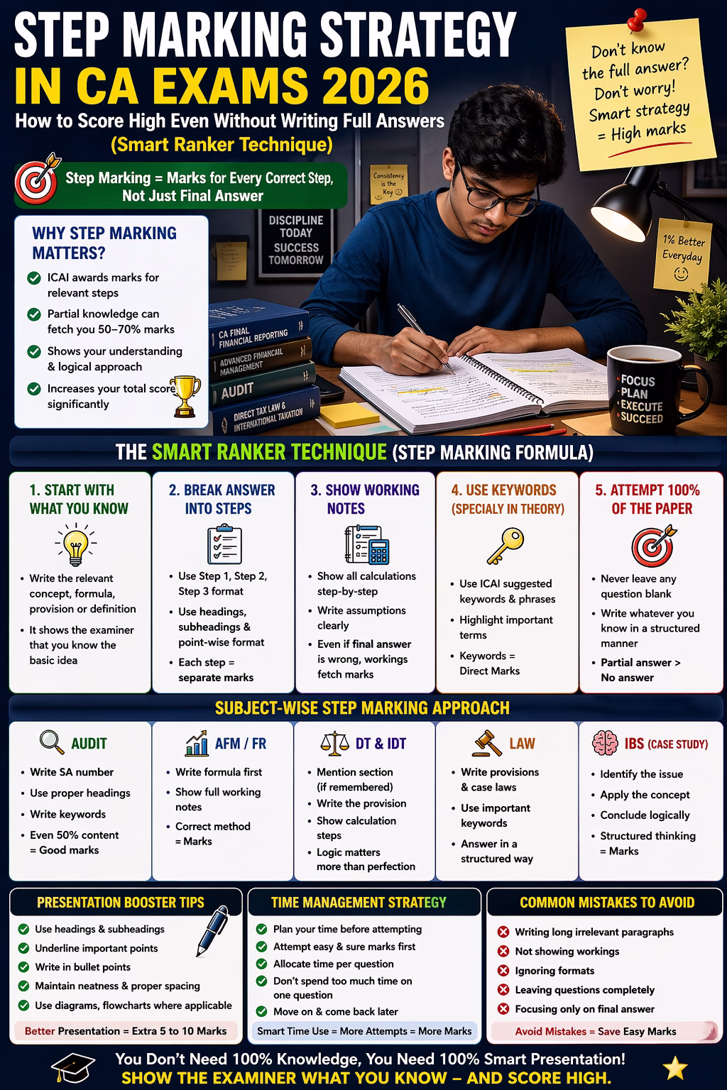 Step Marking Strategy in CA Exams 2026