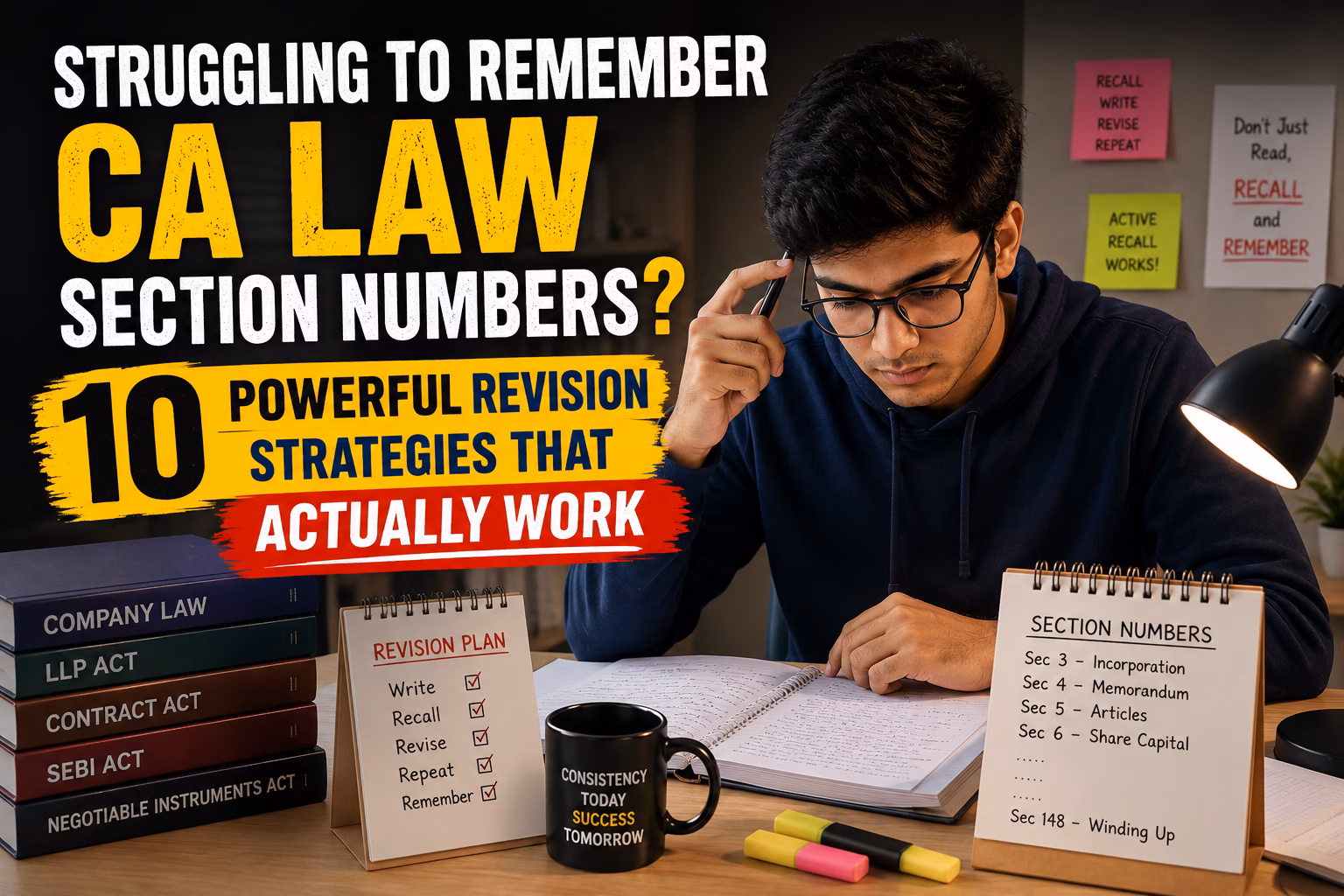 Struggling to Remember CA Law Section Numbers