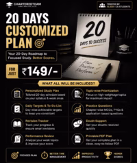 20 Days Customized Planner for CA Students