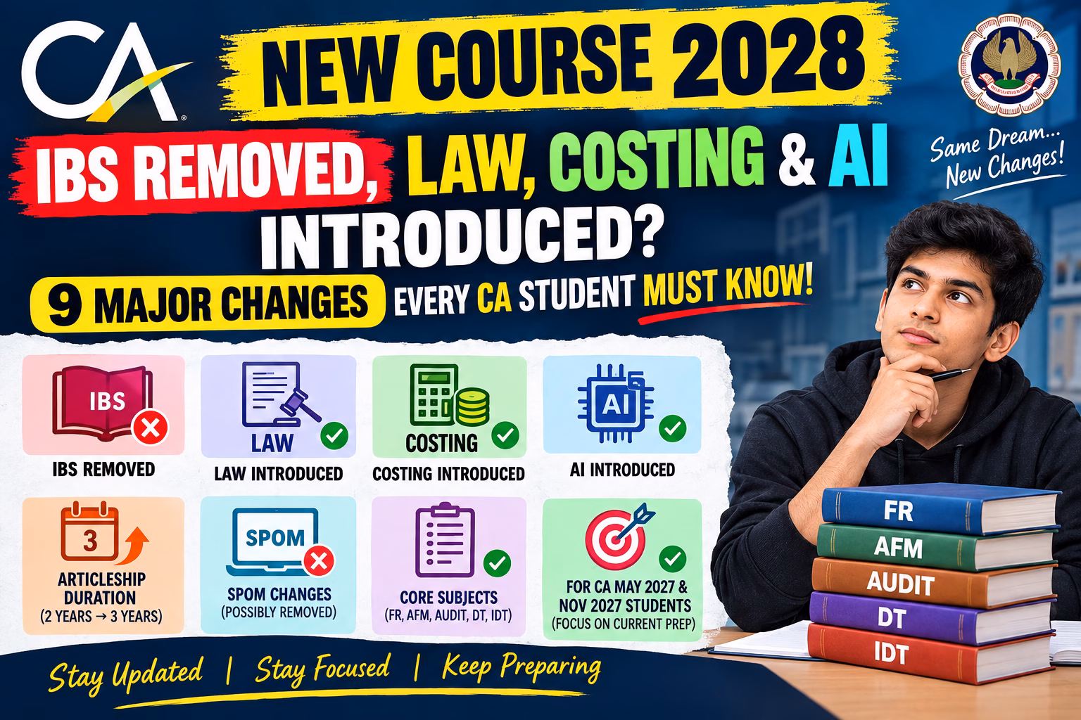 CA New Course 2028: 